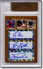 JAY BRUCE * BILLY BUTLER * Bill Rowell * Autograph Rookie Auto BGS #/10