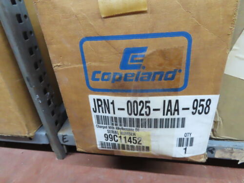 COPELAND JRN1-0025-IAA-958 COMPRESSOR 115/100V 3PH 60/50HZ 1YEAR WARRANTY