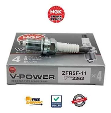 Genuine 4 Pack NGK V-Power Spark Plugs 96-00 Honda Civic D16Y7 1.6L L4 D16Y8 Kit