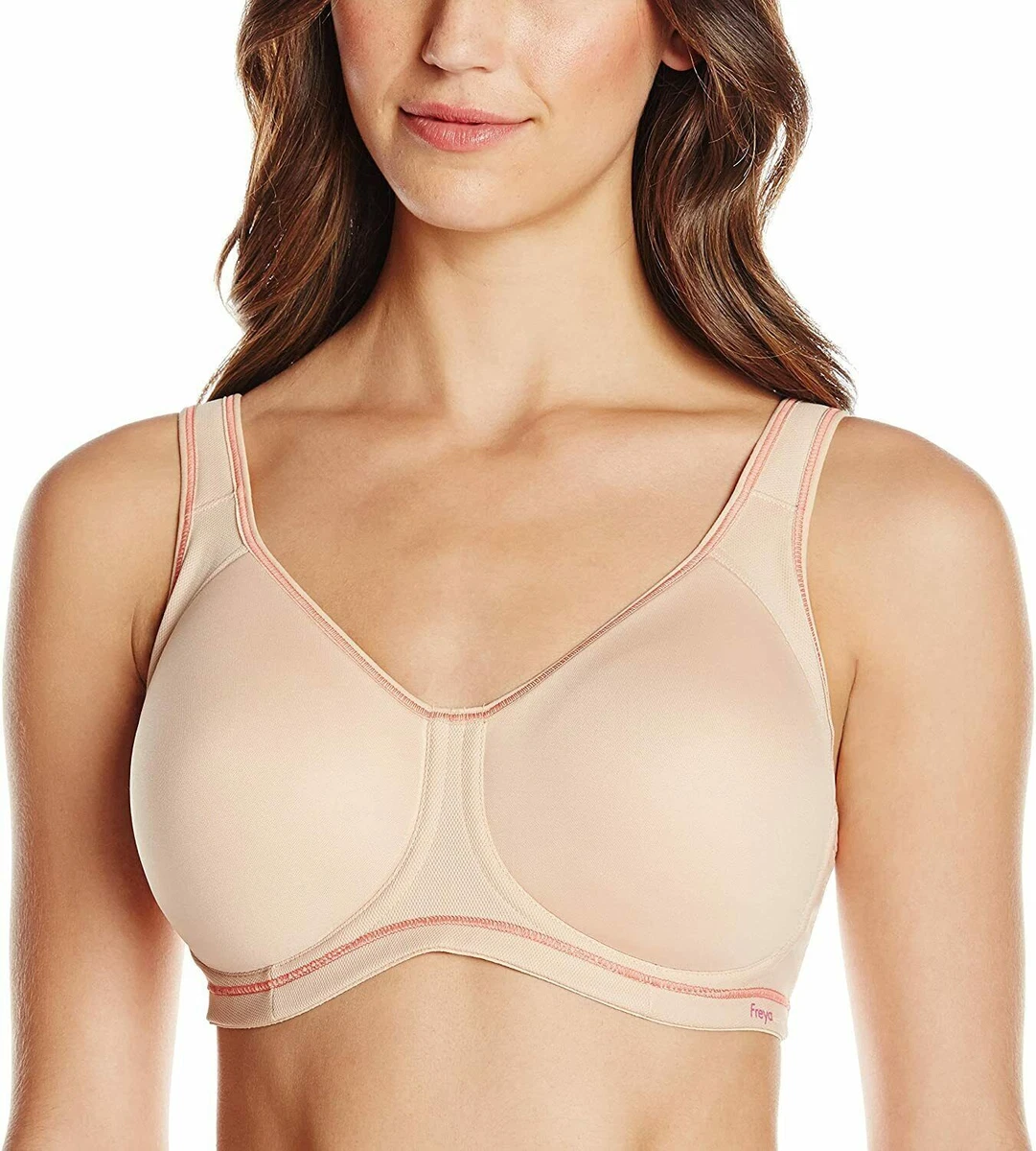 Freya NUDE Sonic Underwire Molded Spacer Sports Bra, US 36J, UK 36GG