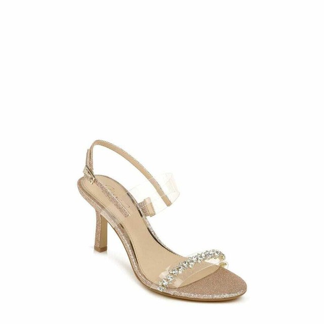 clear embellished sandals