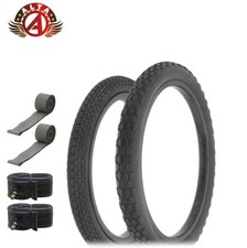 ALTA SCHWINN STYLE BRICK 16 X 1.75 S2 TIRE W/ 20 X 2.125 S2 KNOBBY TIRE 6PCS.