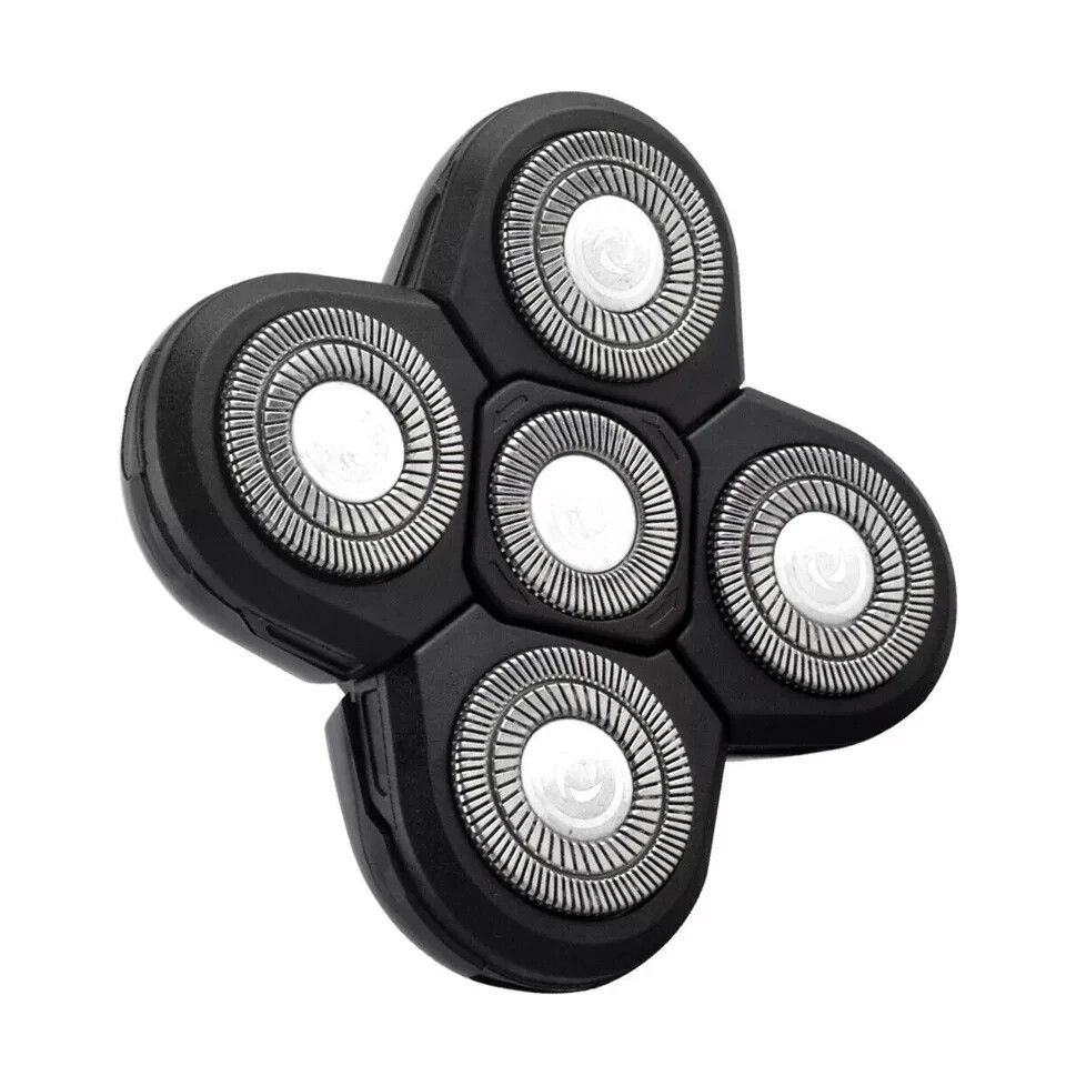 2PCS 5 Blades Floating Shaving Bald Replacement Shaver Head For Electric Razors