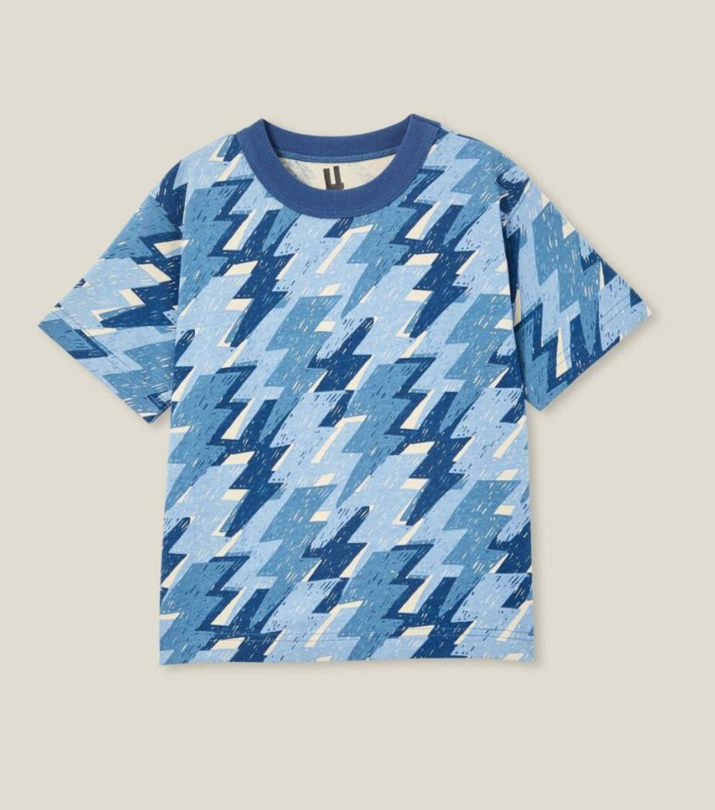 Cotton:On Kids Toddler Short Sleeve Tee T-Shirt Lightning Bolt