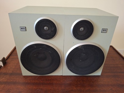 Vintage MCS Bookshelf Stereo Speakers Nice Sound Japan JC Penny