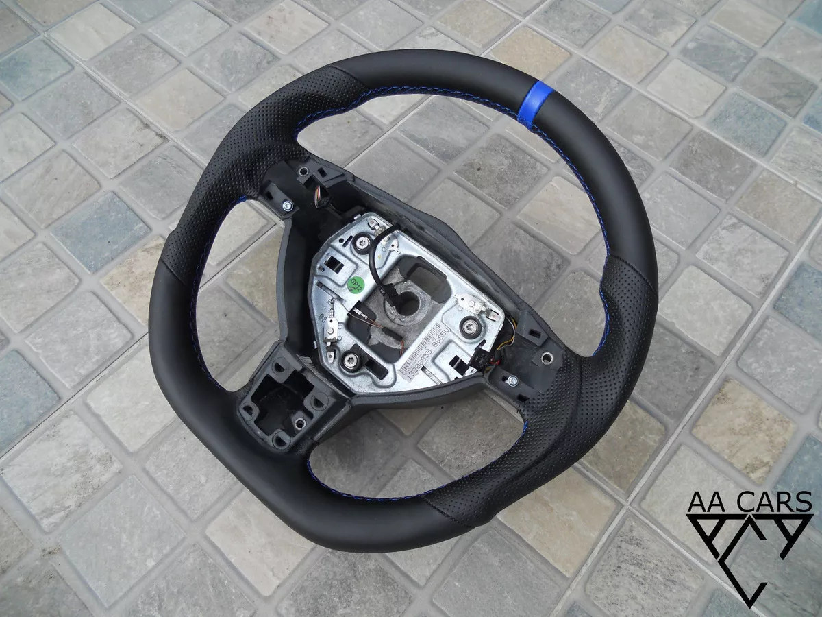 Steering Wheel Opel Astra H III OPC Sport Leather Flat Bottom