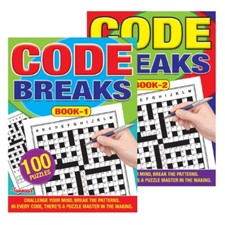 Code Breaks - A4 Jumbo Puzzle Book Puzzles Bo...