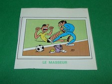 MASSEUR / JOUEUR POINTE PRO SDO CIMI RECUPERATION PANINI FOOTBALL 76 1975-1976