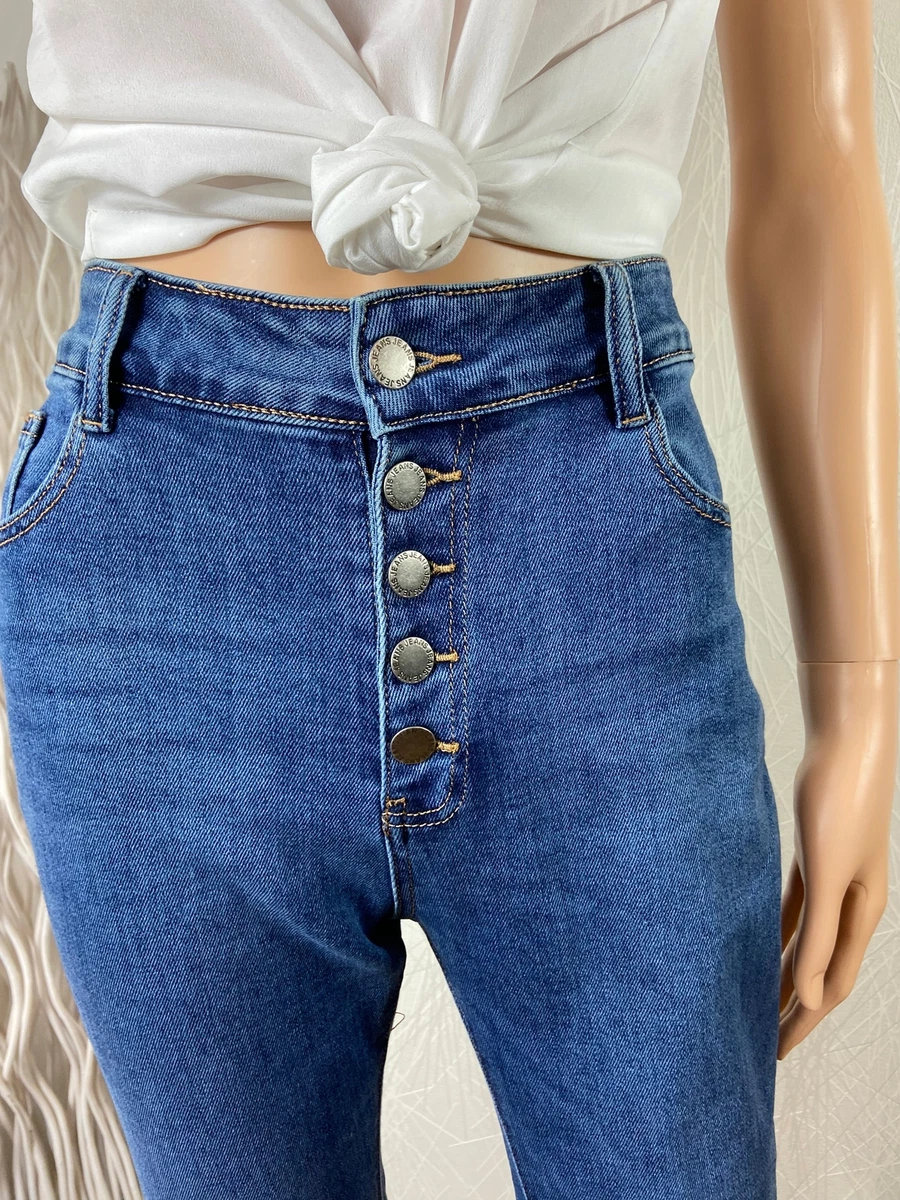 Jeans Flare Fit Stretch Push Up Taille Haute Mila Premium 44