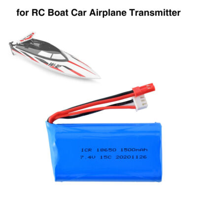 RiToEasysports Batería LiPo, 7.4V 2S 1500Ah 45C Reeplazo de batería