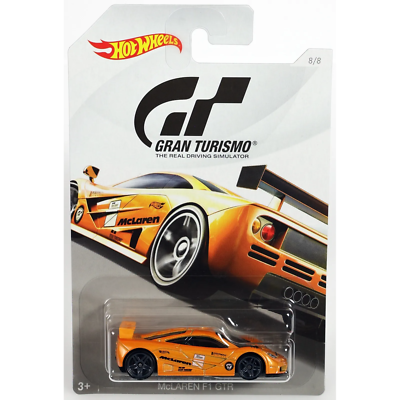 NEW Hot Wheels MCLAREN F1 GTR Orange Car Gran Turismo #8/8 2017