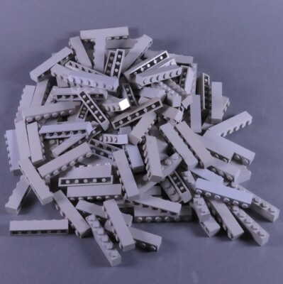 LEGO  Konvolut Basic Stein 6er dunkelgrau 1x6 Basissteine Space Star Wars 