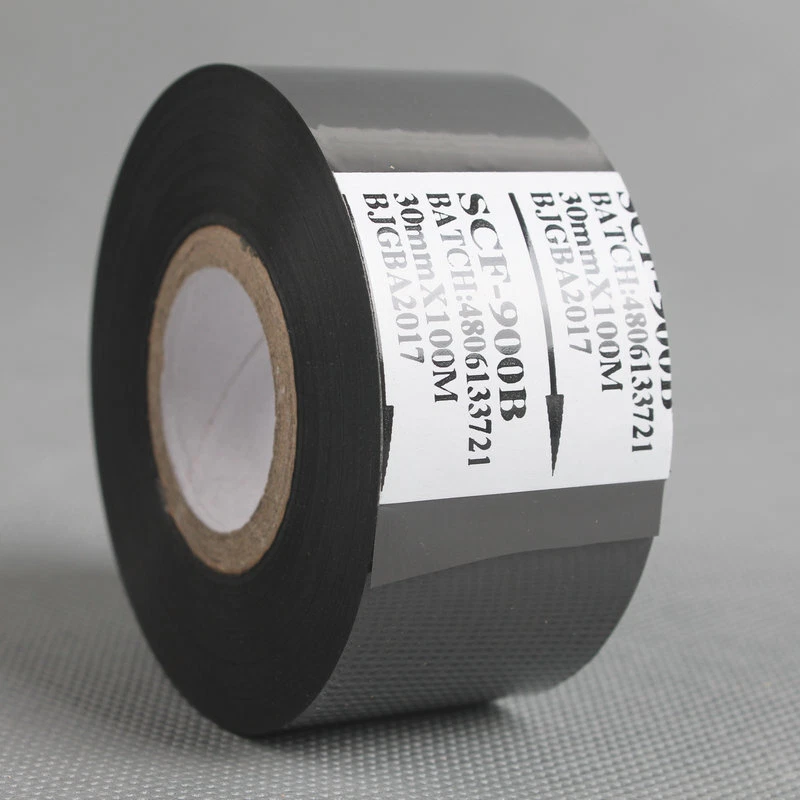 10 rollos de resina de cinta de transferencia térmica de 30 mm x 100 m para máquina impresora codificadora Foto 4 de 4