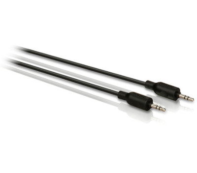 Philips Stereo Dubbing 3' Foot Audio Cable ~ 3.5 MM Male / Male ~  SWA2161W/27 