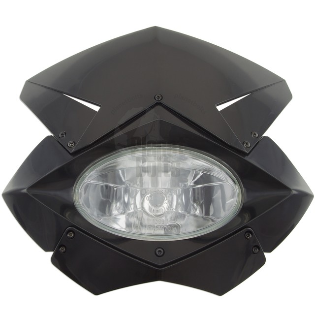 Black Rebel Street Fighter Universal Upper Headlight Fairing Stunt