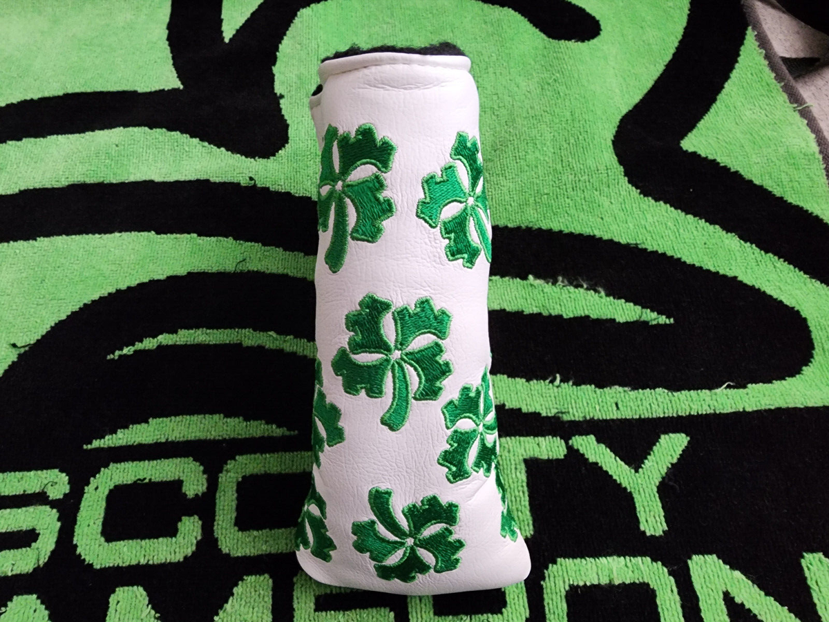 Rare 2008 Scotty Cameron Scotty Dog Lucky Clover Putter head cover