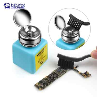 Metal Cap Liquid Alcohol Bottle Press Pumping Fluid Dispenser Plastic Container