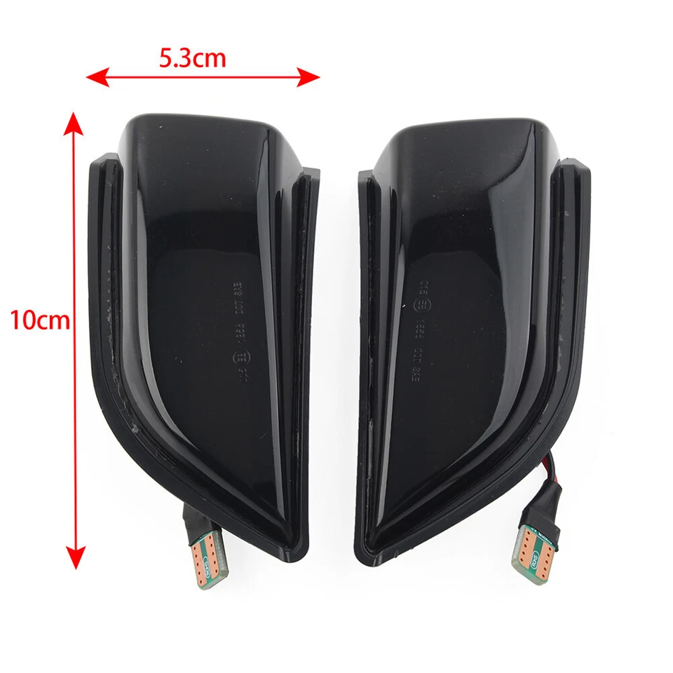 Luz intermitente de espejo retrovisor con luz de señal de giro dinámica para Volvo XC60 2008-14 EE. UU. Foto 3 de 4