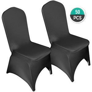 Housse De Chaise 50pcs Spandex Elastique Mariage Banquet Fete