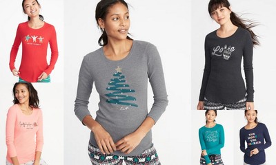 women's thermal tees