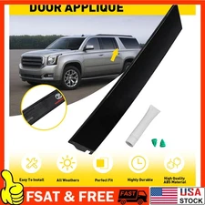 For 2015-18 Chevy Suburban Tahoe Rear Left Door Molding Trim Applique B Pillar