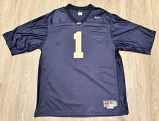 Pitt Pittsburgh Panthers #1 Larry Fitzgerald Nike Authentic Jersey Sewn XL