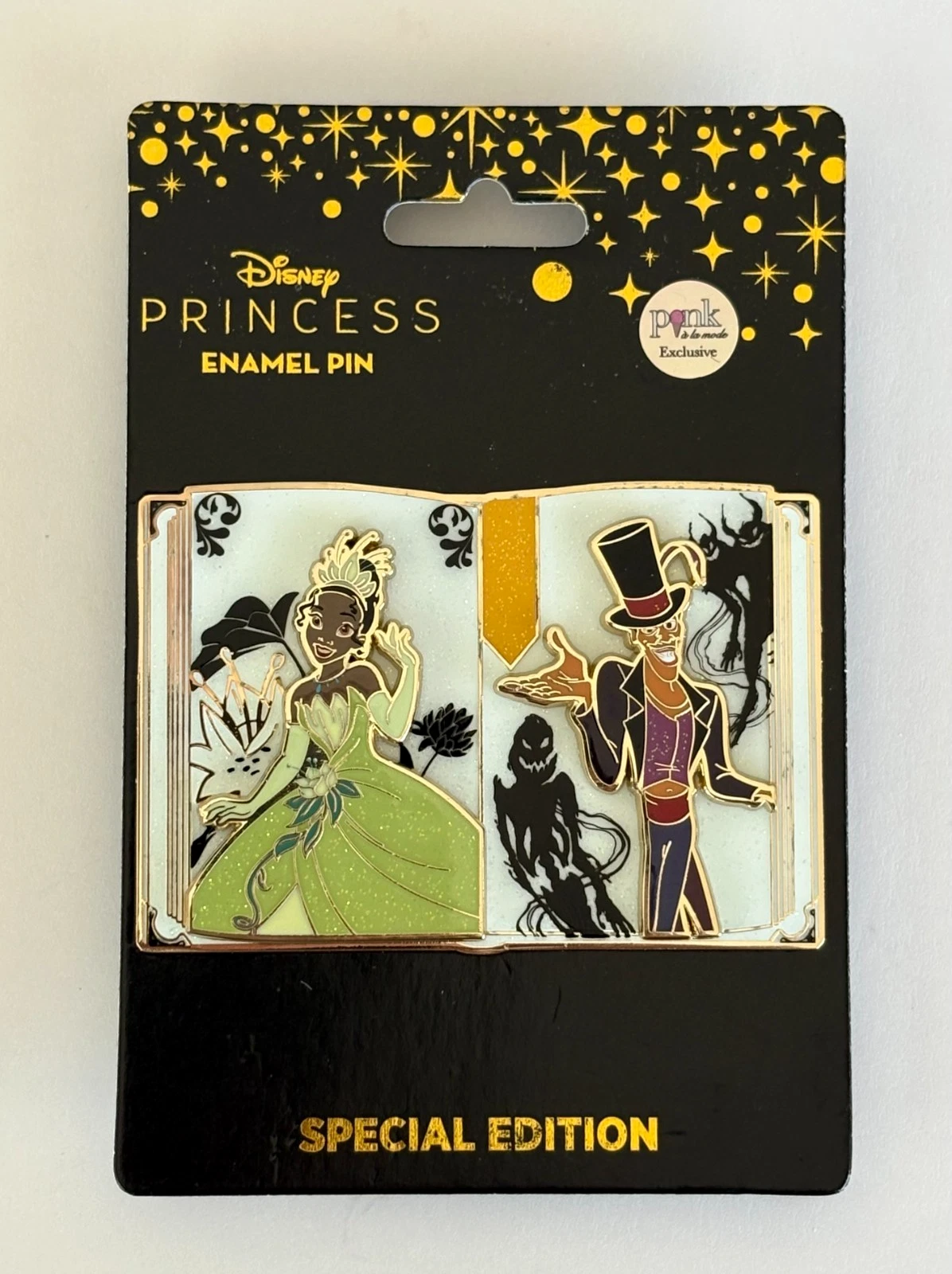 2023 PALM Tiana and Dr. Facilier Storybook Series Jumbo Chaser LE 150 Disney Pin