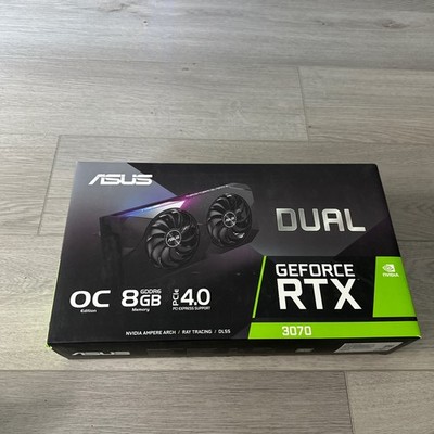 Asus Dual NVIDIA GeForce RTX 3070 V2 OC Edition Gaming Graphics Card Only