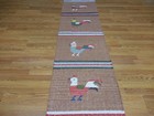 Turkish Oushak(Tree Of lfe) Bird Multicolored Handmade Bohemian Rug 2x8 Ft — photo 2