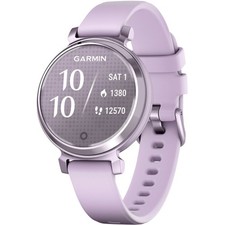 Garmin Lily 2 Smartwatch Metallic Lilac with Lilac Silicone Band