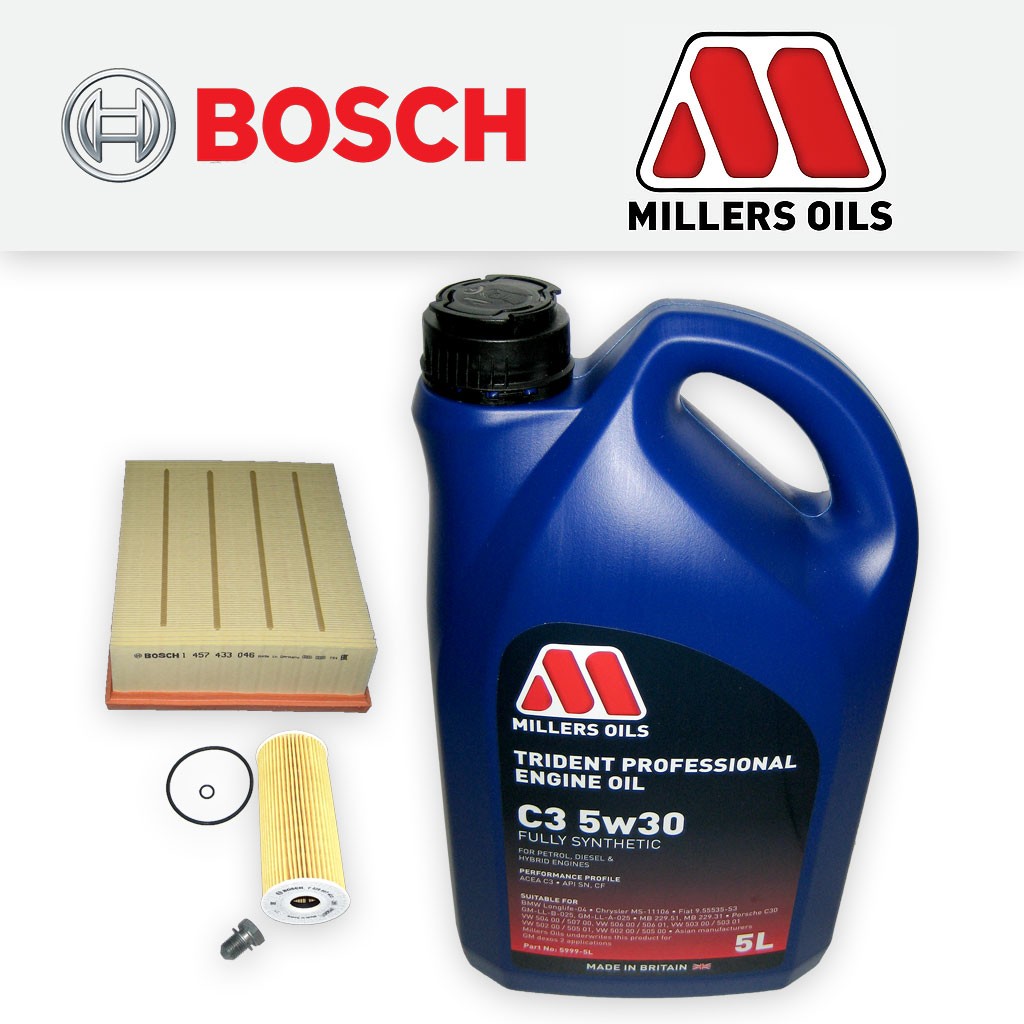 SERVICE KIT for AUDI A4 (B6/B7) 1.9 TDI OIL AIR FILTERS +5L OIL (2000-2008)