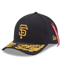 Men's New Era x Alpha Industries  Black San Francisco Giants A-Frame 9FORTY