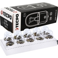 10x TECPO R10W 12V 10W GLÜHBIRNE AUTOLAMPE BA15s KUGELLAMPE LEUCHTMITTEL BIRNE