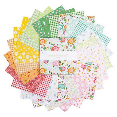 Layer Cake 10''Stacker 42pc Riley Blake ''Summer Skies And Fireflies''
