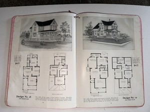 Old Original 1902 Radford Ideal Homes 100 House Plans Salzer Lumber Chicago