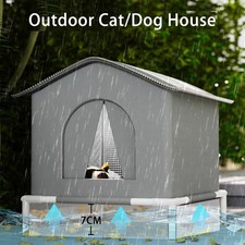 Katze Haus Outdoor Wasserdicht Winterbett Faltbares Zelt für Haustiere