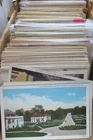 500 VINTAGE POSTCARDS HUGE LOT OF PRE-LINEN & LINEN UNITED STATES POST CARDS