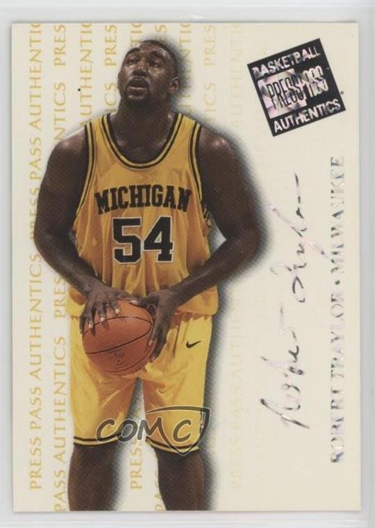 1998 Press Pass Authentics Hang Time Robert Traylor #5 Rookie RC 07sj
