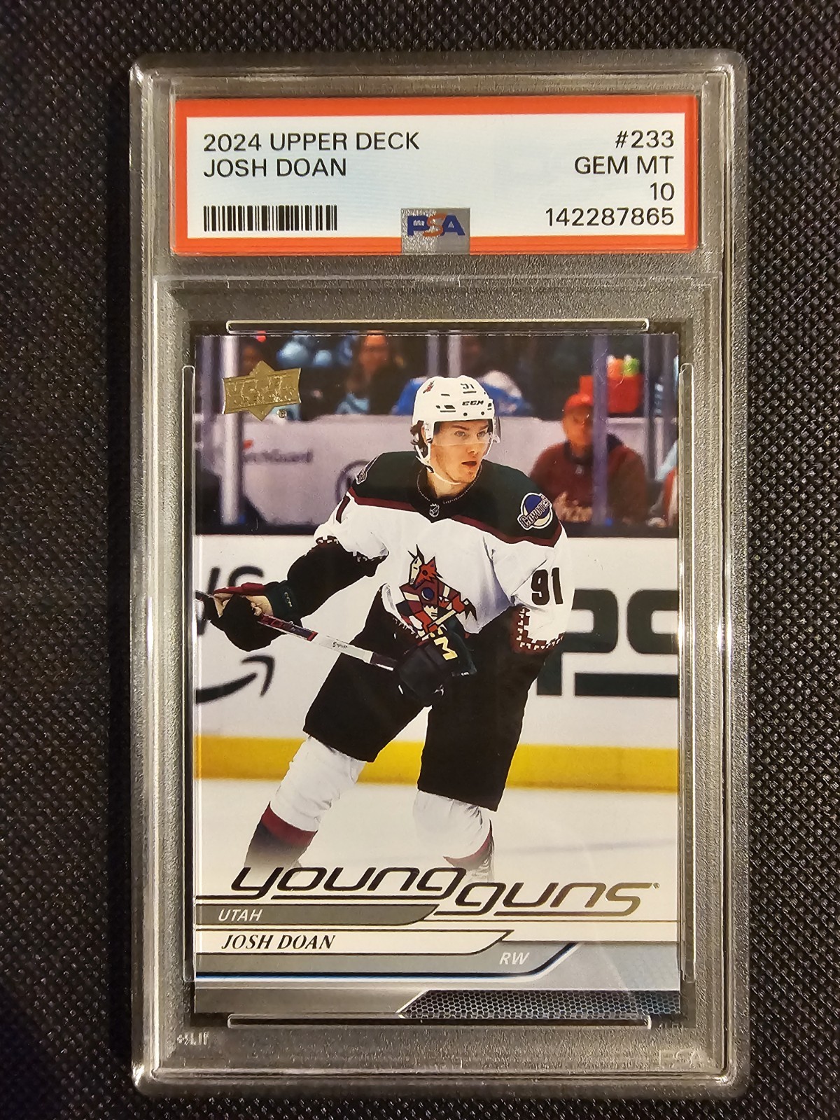 2024-25 Upper Deck Series One  #233 Josh Doan Young Guns PSA 10