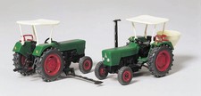 PREISER 17920 Échelle HO Deux Tracteurs Agricoles En Kit À Construire (Pièces 2)