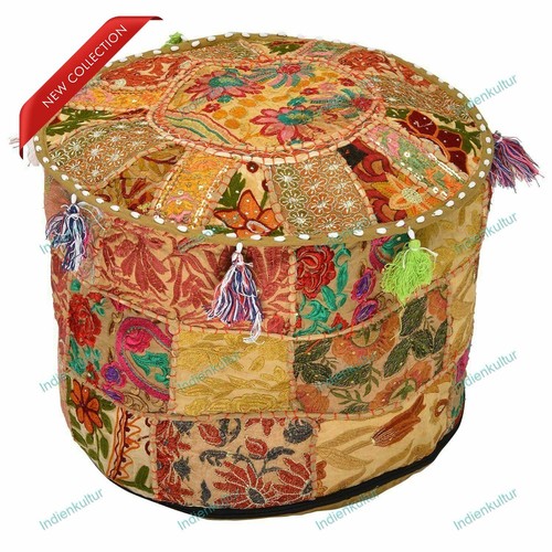 Pouf Ottoman Ethnic Indian