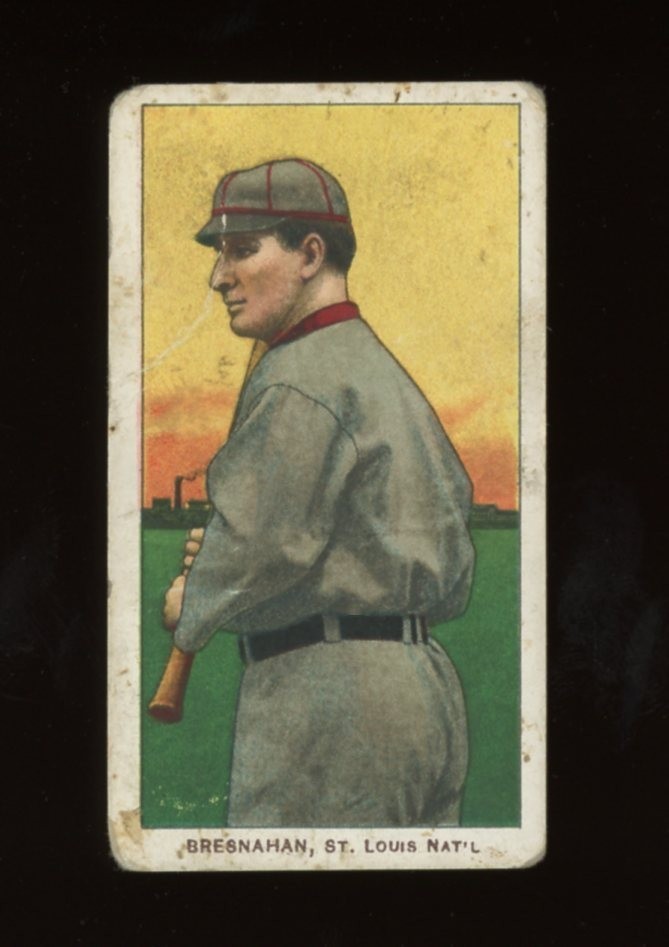 1909-11 T206 Baseball #52 Roger Bresnahan (Batting) Polar Bear PR *h1
