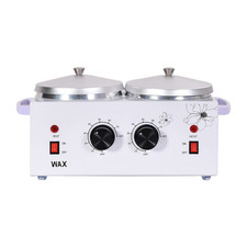 Waoypgz Waxing Kit Portable Wax Warmer Machine Double Pots