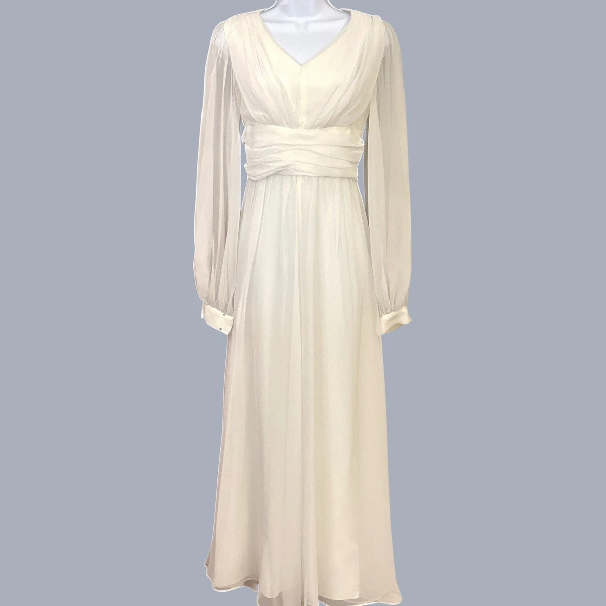 Chiffon Vintage Wedding Dresses & Veils for Women for sale | eBay