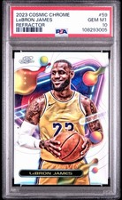 2023-24 Topps Cosmic Chrome LeBron James #59 Pink Galaxy Refractor  PSA 10