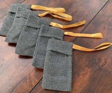 Pack Of 5 Soap Pocket Rough Exfoliating Pouch Body Scrubber
