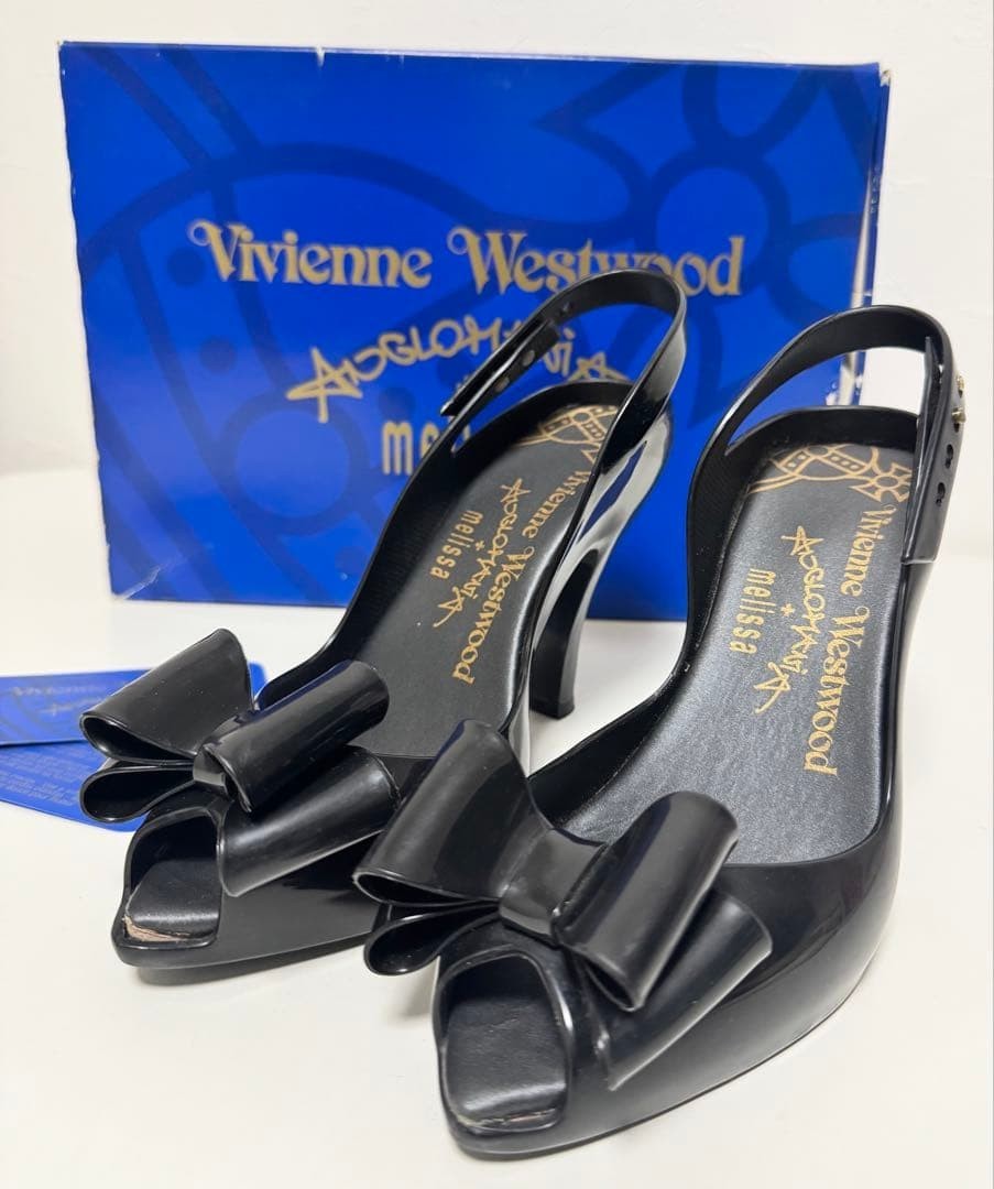 Vivienne Westwood Melissa Collaboration Anglomania Black Heeled