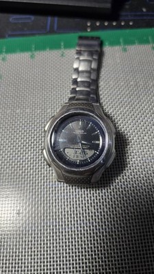Casio AW-S90 Men's Solar Illuminator Watch Vintage, 50M Water Resistance