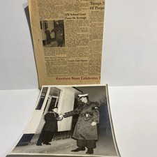 Helping March Of Dimes Keystone News Paper 1954 Plus Photos Of The Same Person
