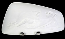 Rosenthal Studio Line Bjorn Winblad Porcelain 12 1/4  Harlequin Bisque Tray 1969